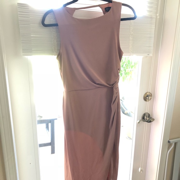 TOPSHOP Slinky Dress Midi Dress - Picture 7 of 7